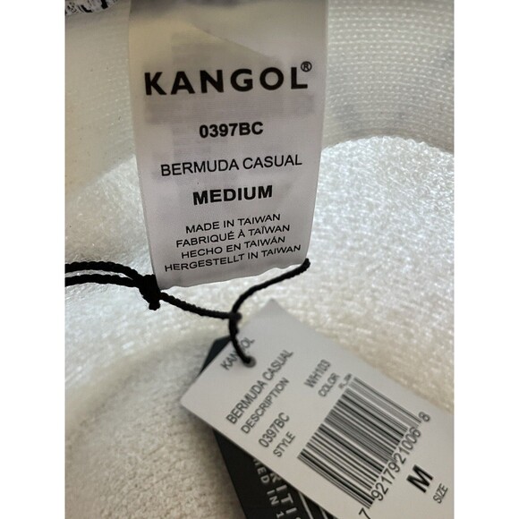 KANGOL Hat BERMUDA CASUAL Unisex White - 0397BC-WH103-M - Picture 8 of 12
